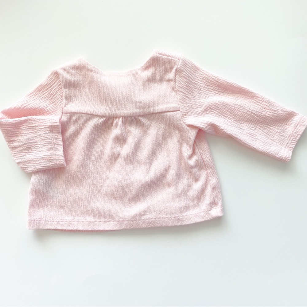 Carter’s Pink + White Button Cardigans - Picture 4 of 12